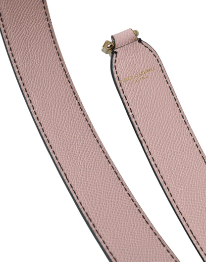 Dolce &amp; Gabbana Pink Leather Handbag Accessory Shoulder Strap