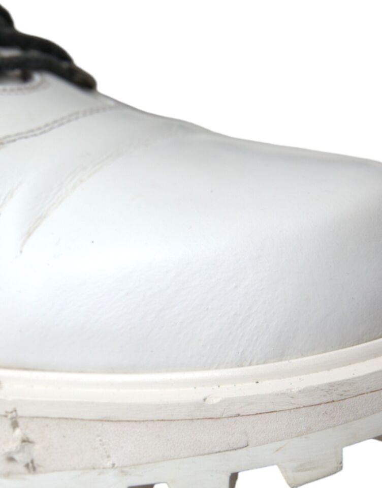 Dolce &amp; Gabbana Pristine White Italian Ankle Boots