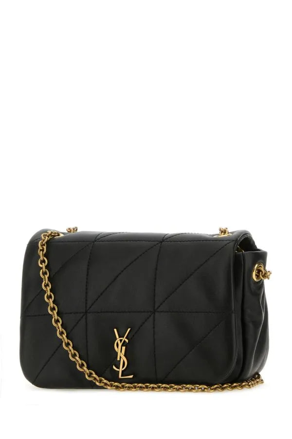 Saint Laurent Black Nappa Leather Mini Jamie Shoulder bag