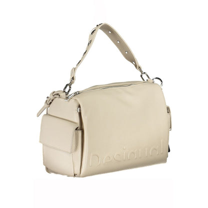 Desigual Beige Polyethylene Handbag