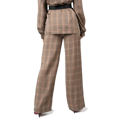 PINKO Brown Viscose Jeans &amp; Pant