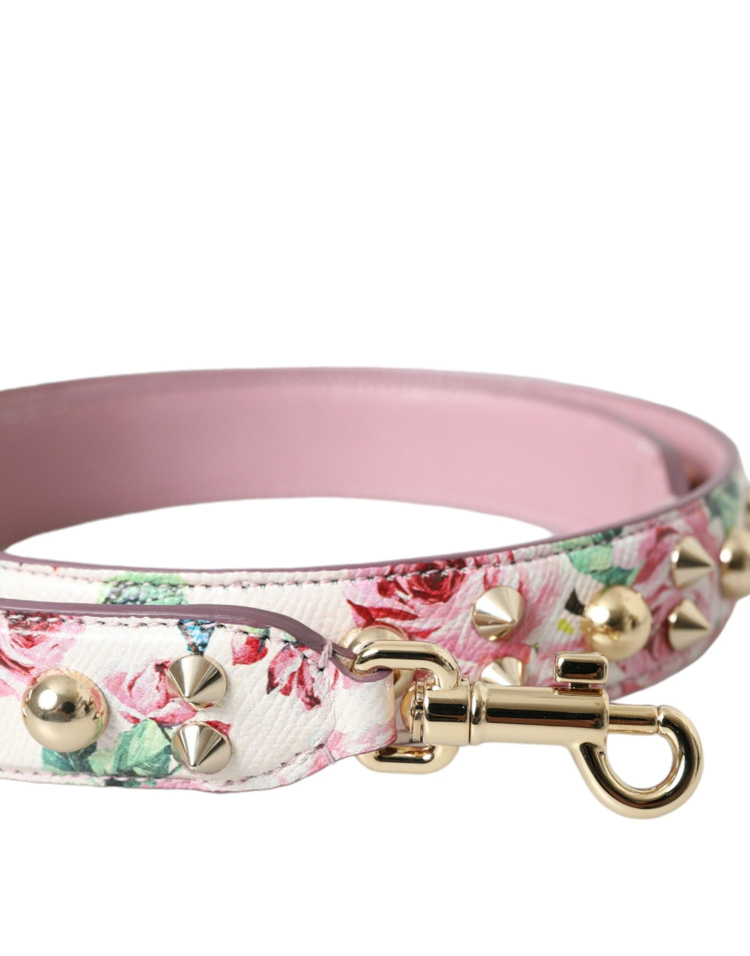 Dolce &amp; Gabbana Pink Floral Handbag Accessory Shoulder Strap