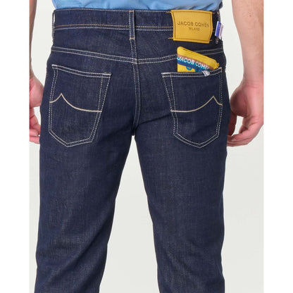 Jacob Cohen Blue Cotton Jeans &amp; Pant