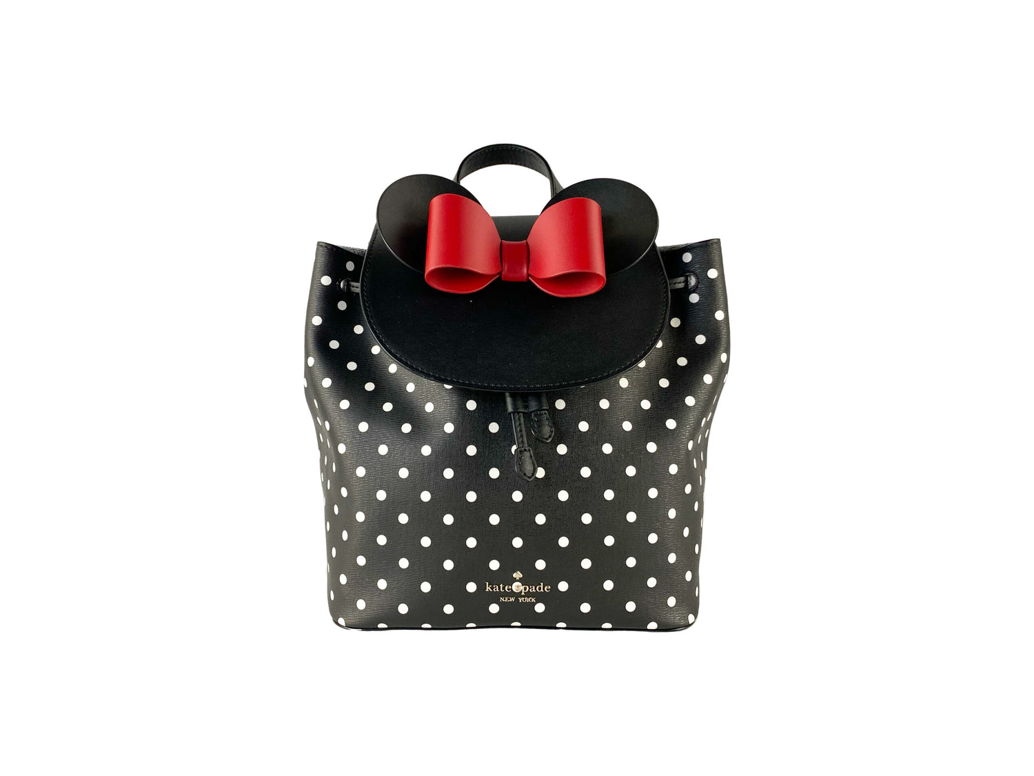 Kate Spade Disney Minnie Mouse Medium Leather Backpack Bookbag Bag