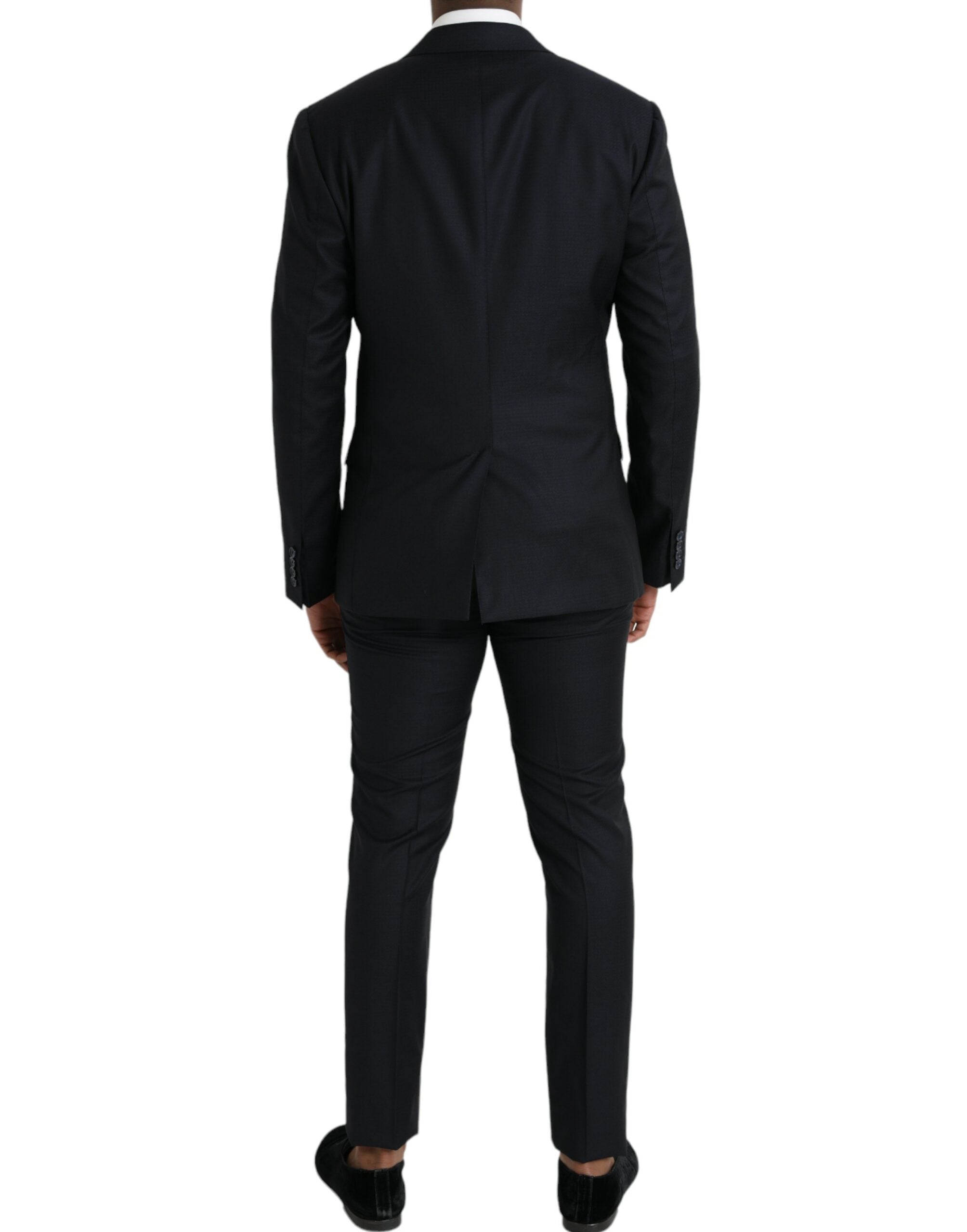 Dolce &amp; Gabbana Dark Blue Wool NAPOLI Formal 2 Piece Suit