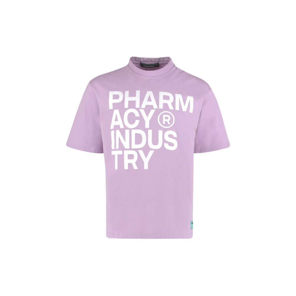 Pharmacy Industry Chic Purple Logo Tee for Trendsetters