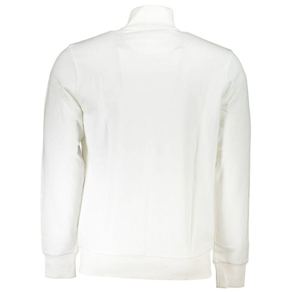 La Martina White Cotton Men Sweater