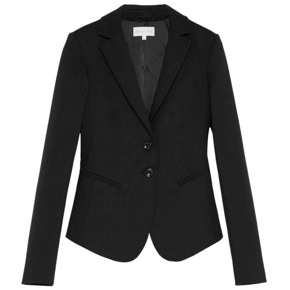 Patrizia Pepe Black Cotton Suits &amp; Blazer