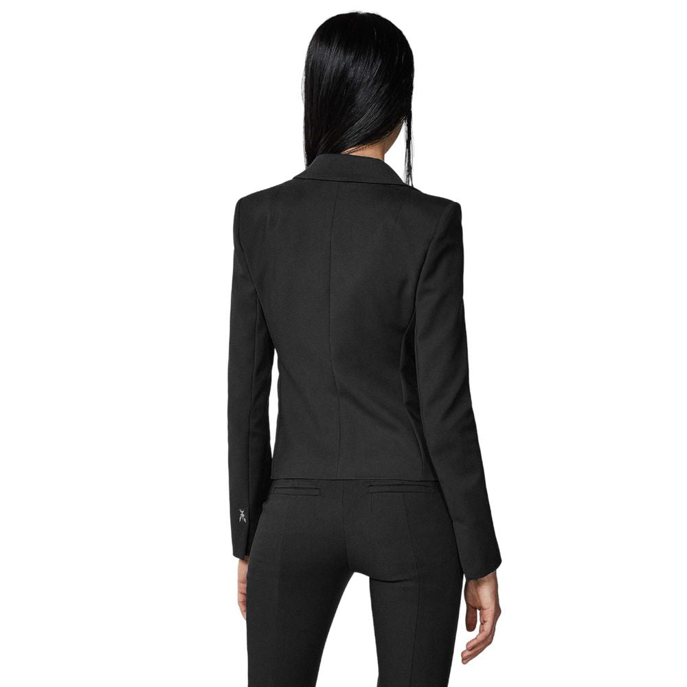 Patrizia Pepe Black Cotton Suits &amp; Blazer