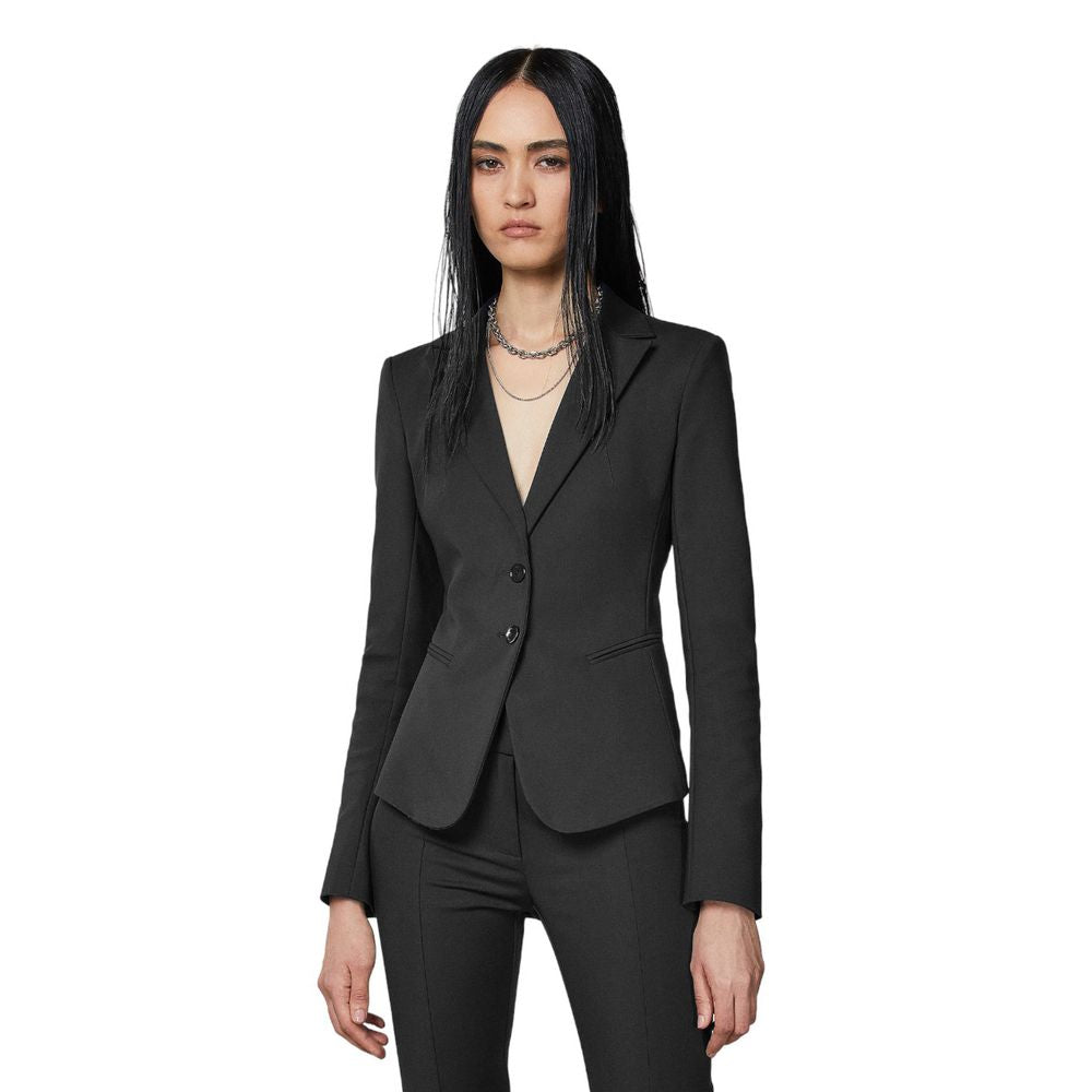 Patrizia Pepe Black Cotton Suits &amp; Blazer