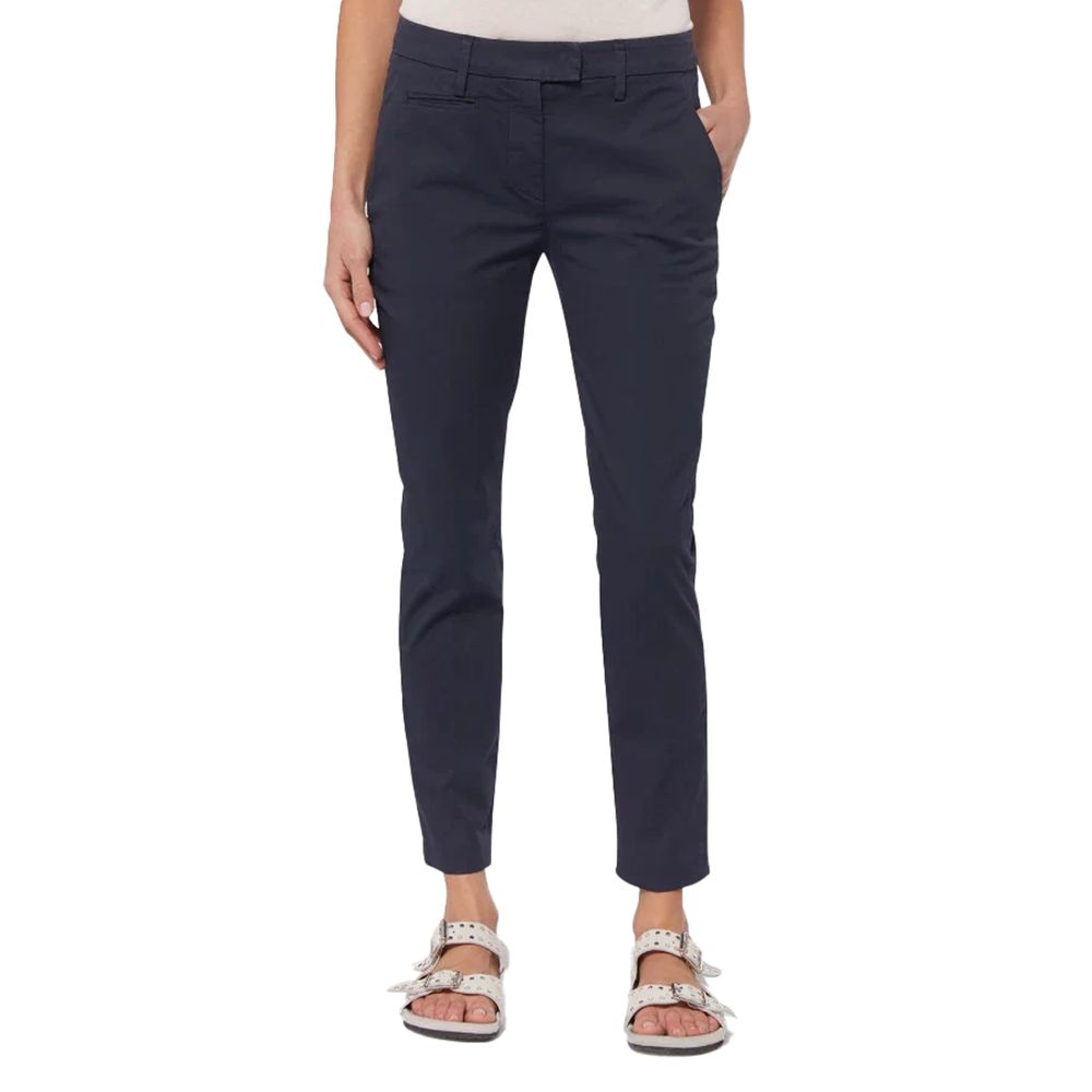 Dondup Blue Cotton Jeans &amp; Pant