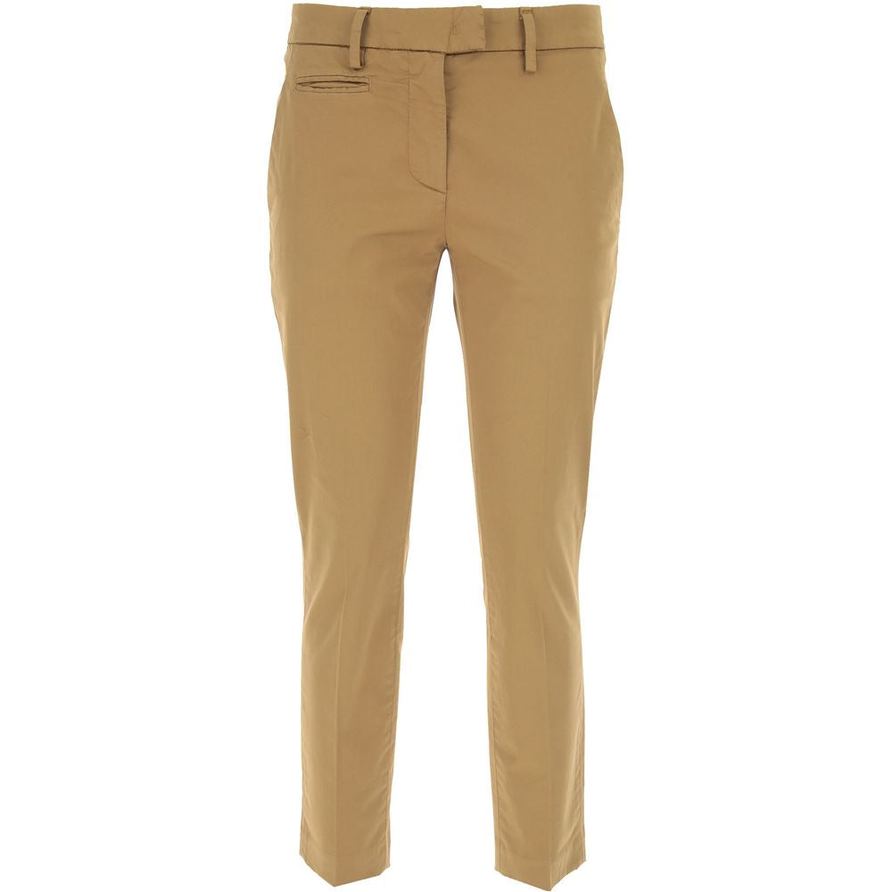 Dondup Brown Cotton Jeans &amp; Pant