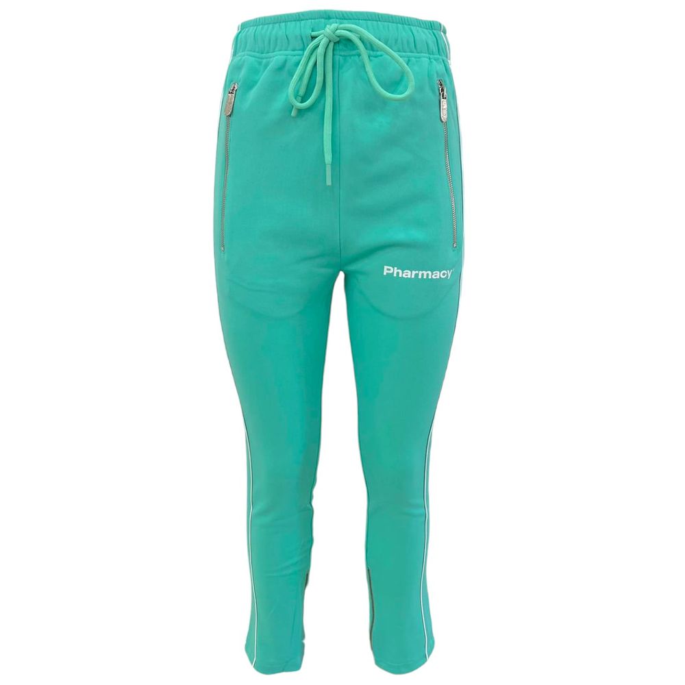 Pharmacy Industry Green Polyester Jeans &amp; Pant