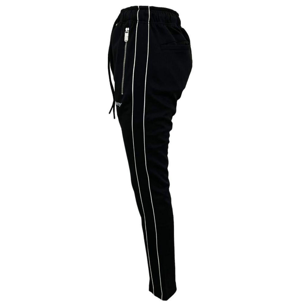 Pharmacy Industry Black Polyester Jeans &amp; Pant