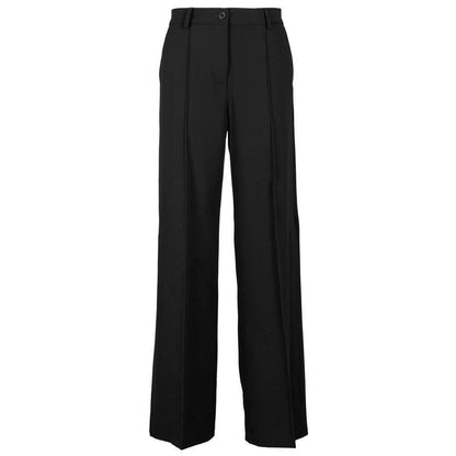 PINKO Black Polyester Jeans &amp; Pant