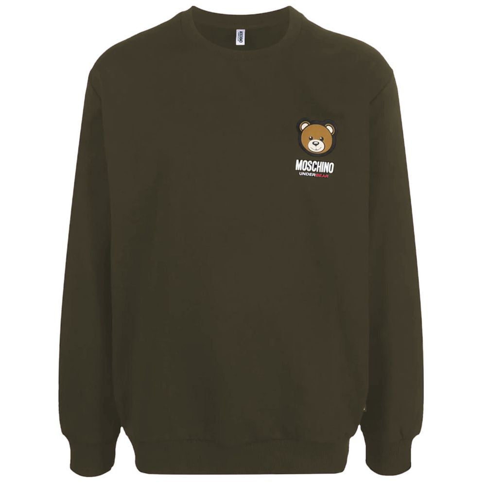 Moschino Green Cotton Sweater