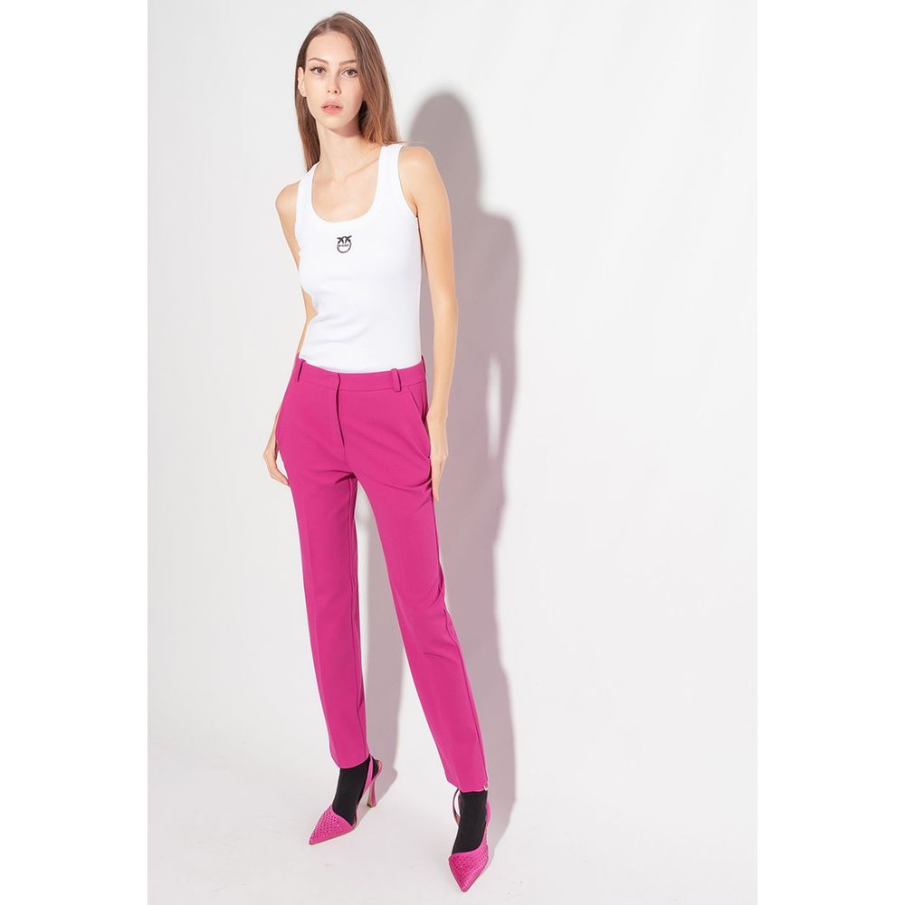 PINKO Fuchsia Viscose Jeans &amp; Pant