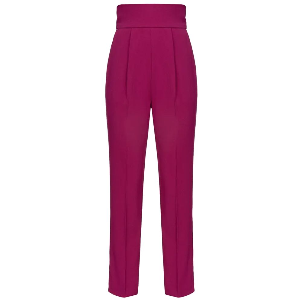 PINKO Purple Polyester Jeans &amp; Pant