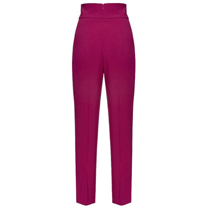 PINKO Purple Polyester Jeans &amp; Pant