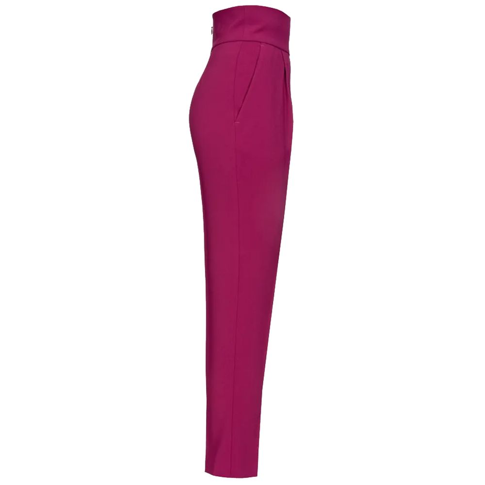 PINKO Purple Polyester Jeans &amp; Pant