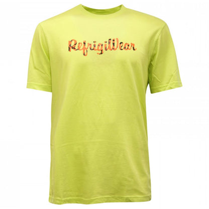 Refrigiwear Sunshine Yellow Logo Crew-Neck Tee