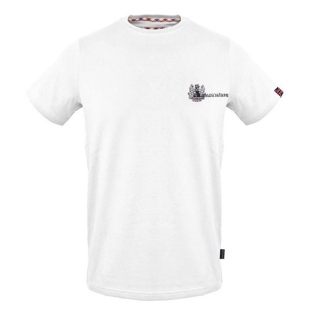 Aquascutum White Cotton T-Shirt