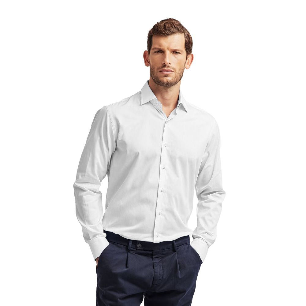 Ballantyne Elegant White Cotton Men&