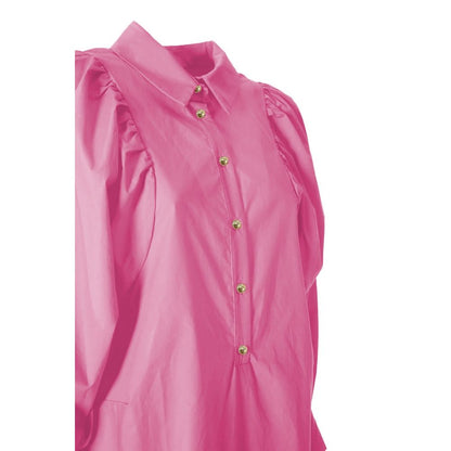 Yes Zee Pink Cotton Women Dress