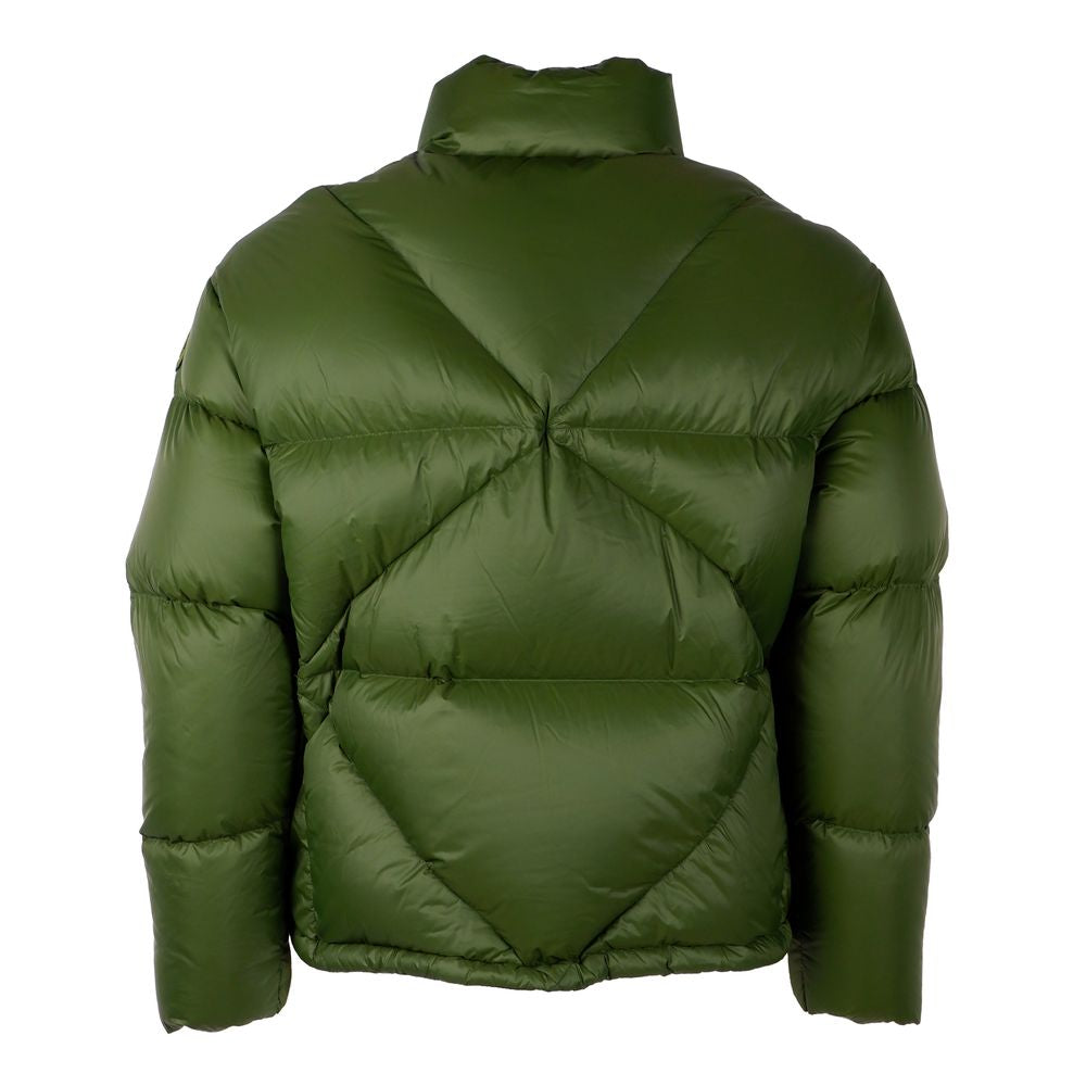 Centogrammi Chic Green Nylon Puffer Jacket