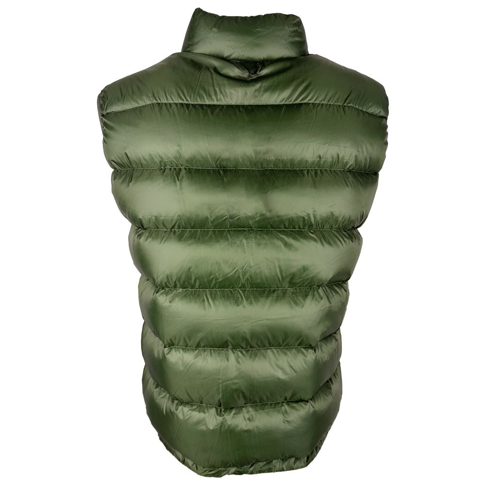 Centogrammi Chic Reversible Green &amp; Grey Duck Down Vest