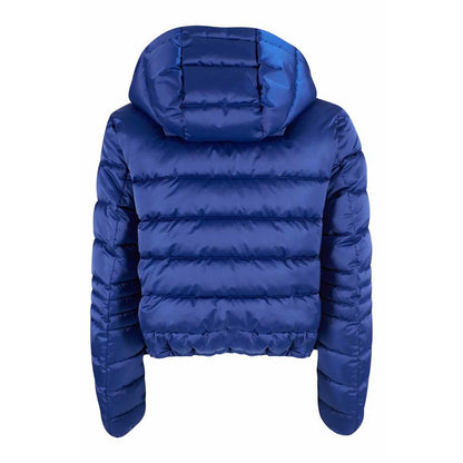 Yes Zee Blue Polyester Women Jacket