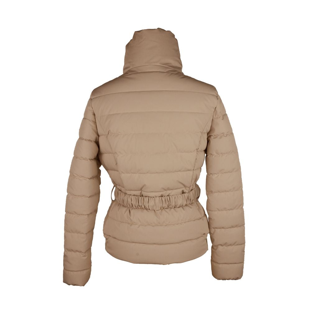 Yes Zee Brown Nylon Women Jacket