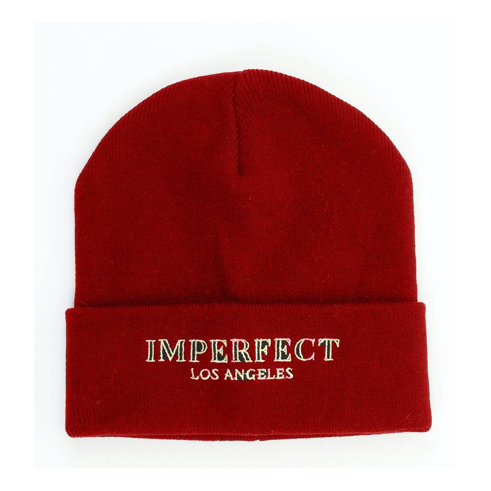 Imperfect &quot;Red Acrylic Women Hat&quot;