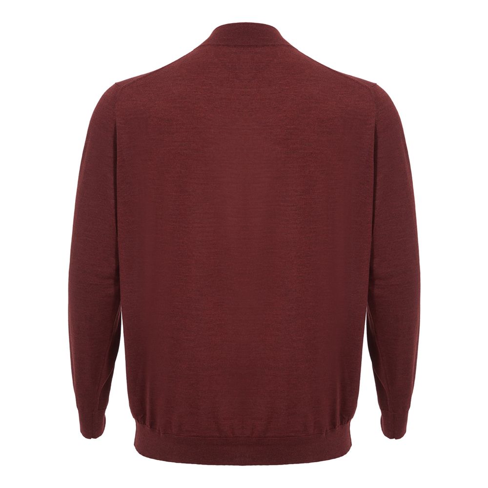 Colombo Elegant Cashmere Red Sweater for Men