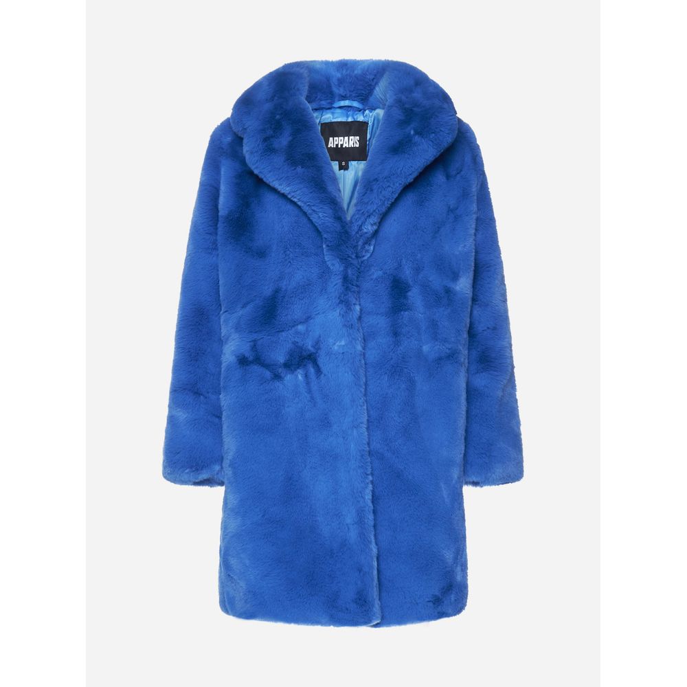 Apparis Chic Sapphire Eco-Fur Jacket – Unparalleled Warmth