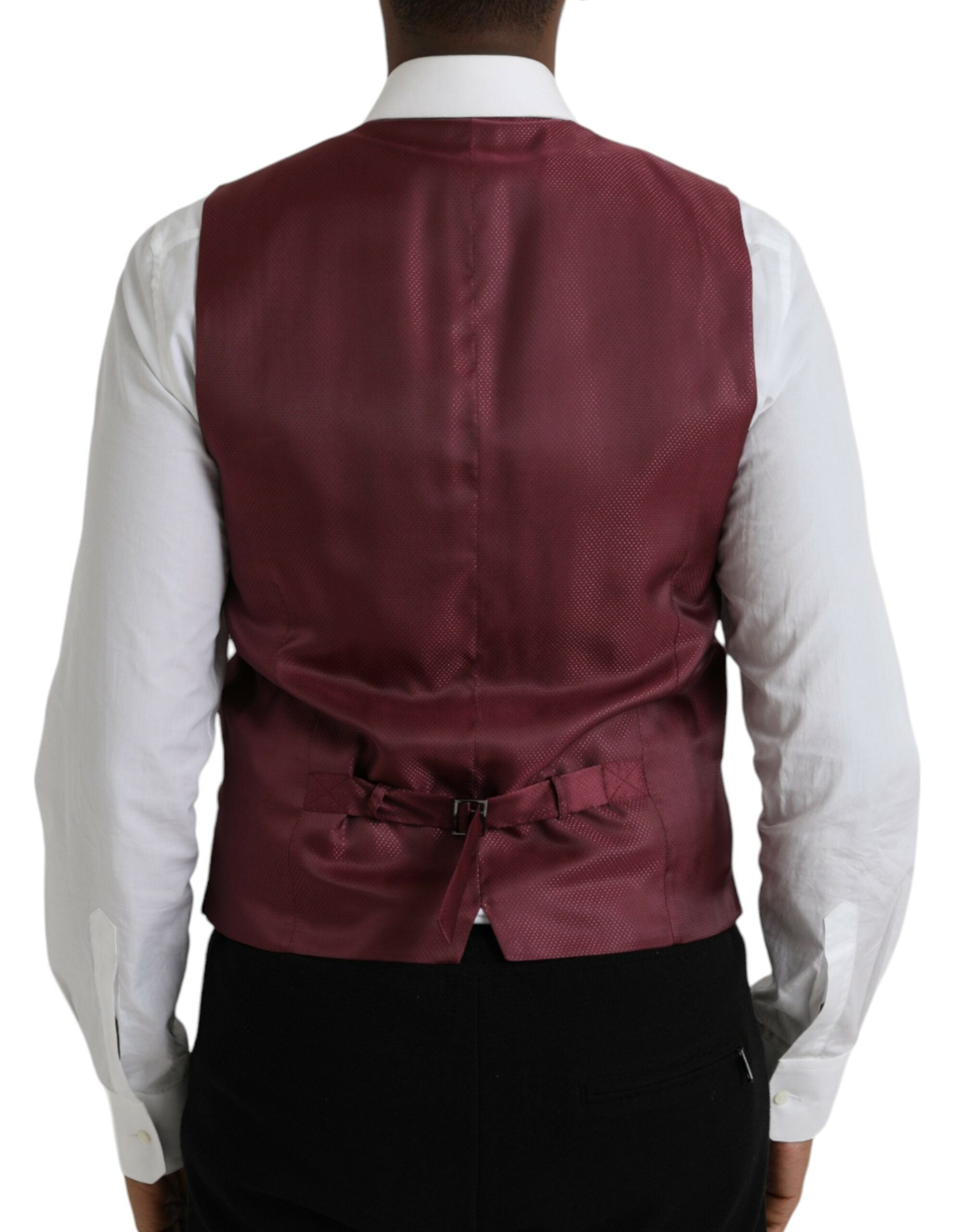 Dolce &amp; Gabbana Multicolor Galaxy Silk Waistcoat Formal Vest