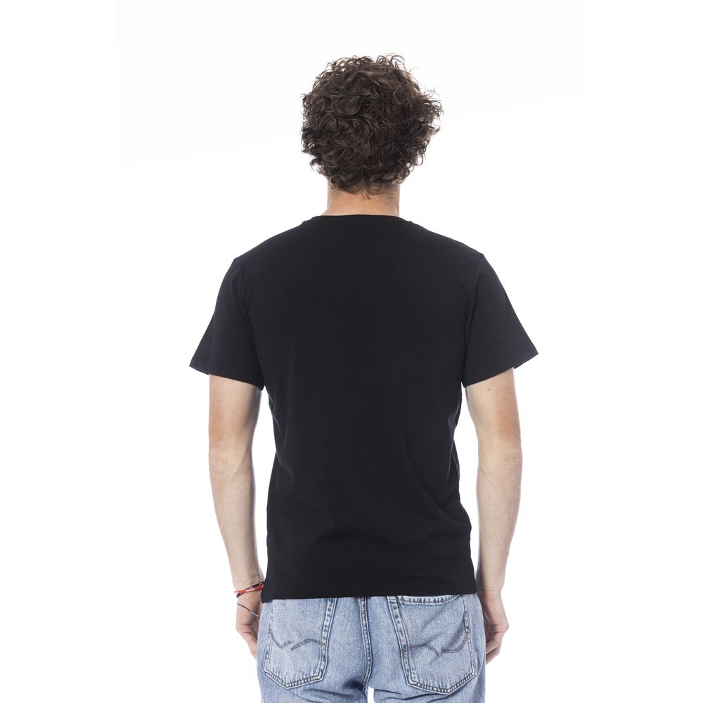 Iceberg Black Cotton Men T-Shirt