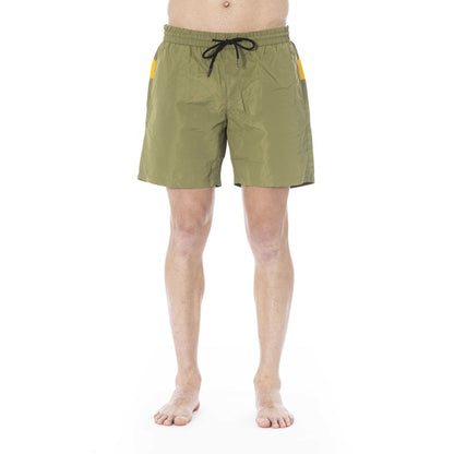 Iceberg Army Polyester Men Swim Trunk