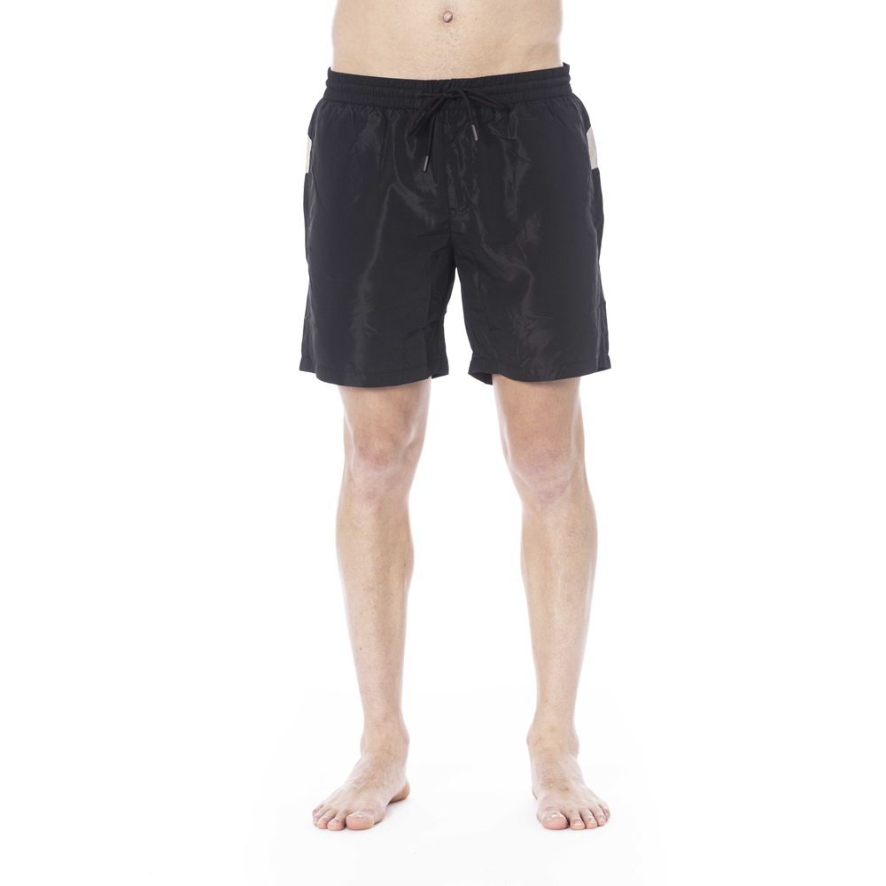 Iceberg Black Polyester Men Swimwear