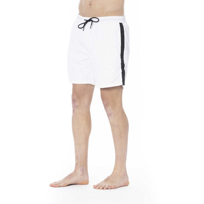 Iceberg White Polyester Men Swim Short