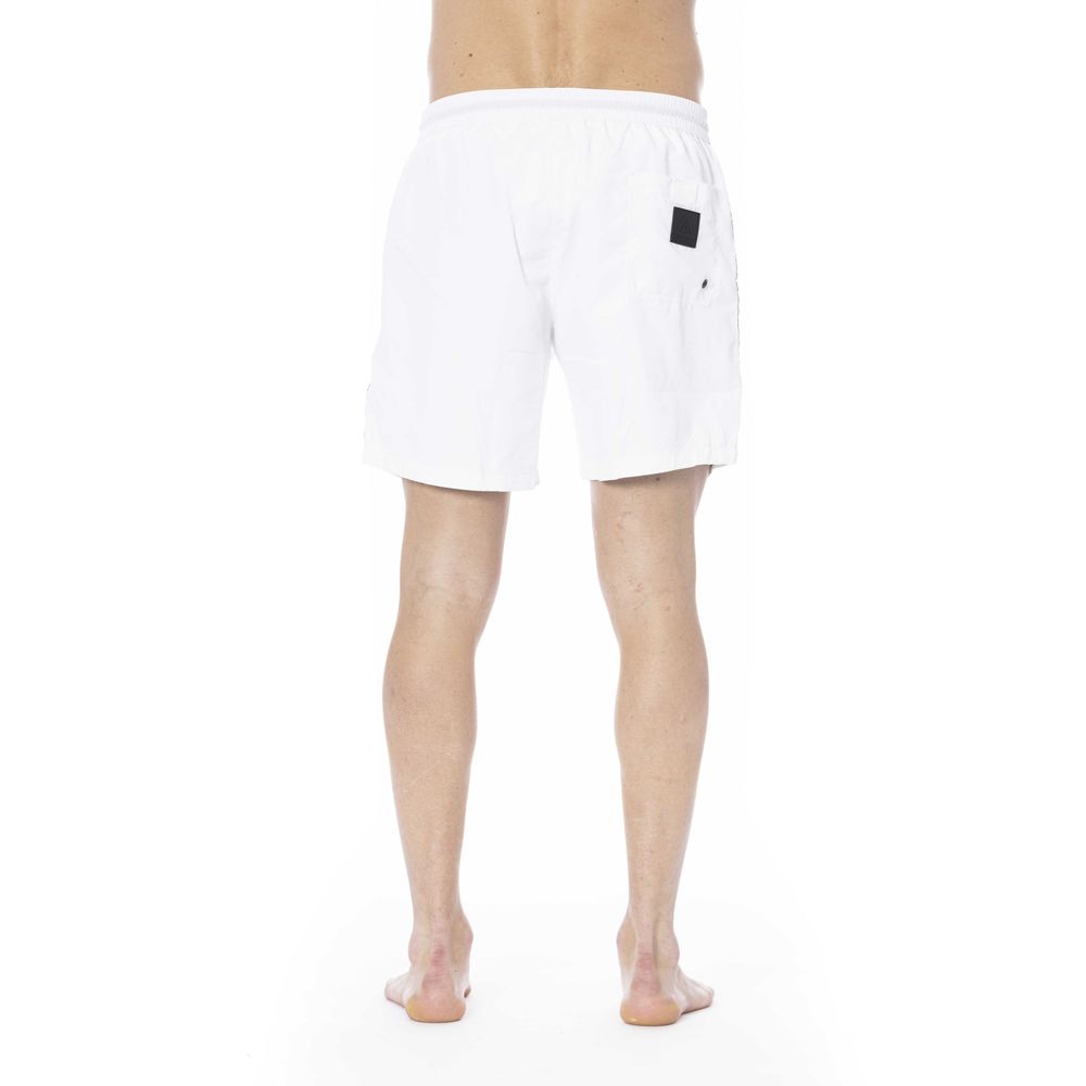 Iceberg White Polyester Men Swim Short