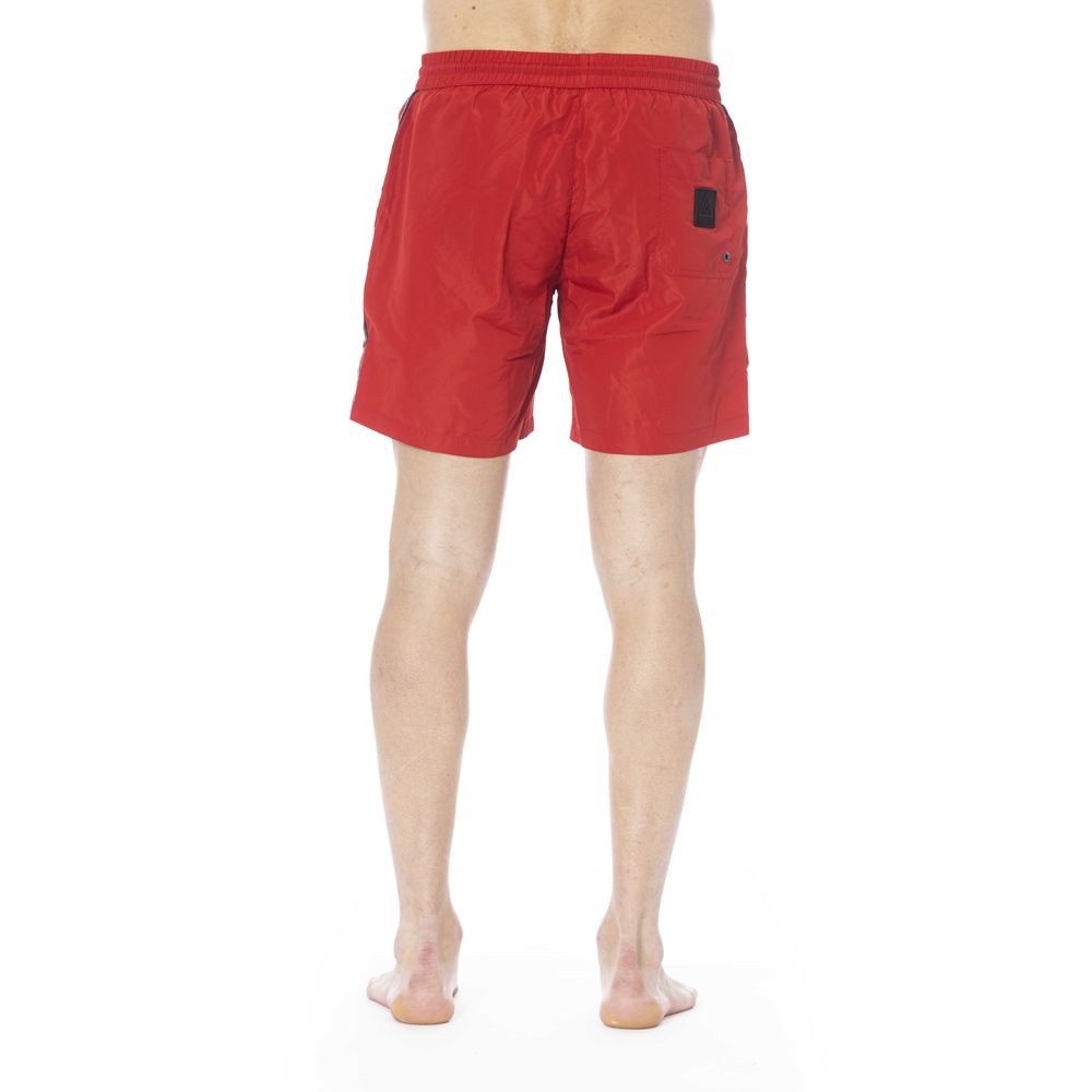 Iceberg Red Polyester Men Swim Short