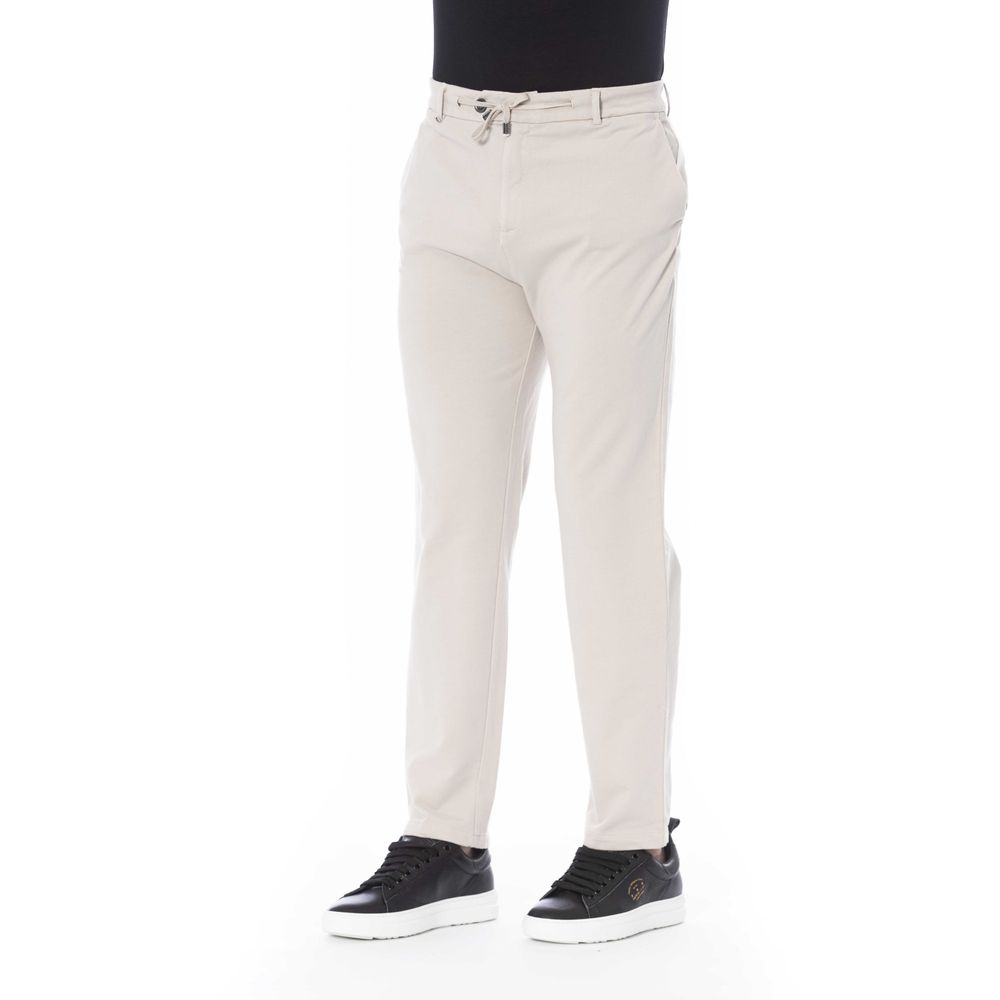 Distretto12 Beige Cotton Men Pant