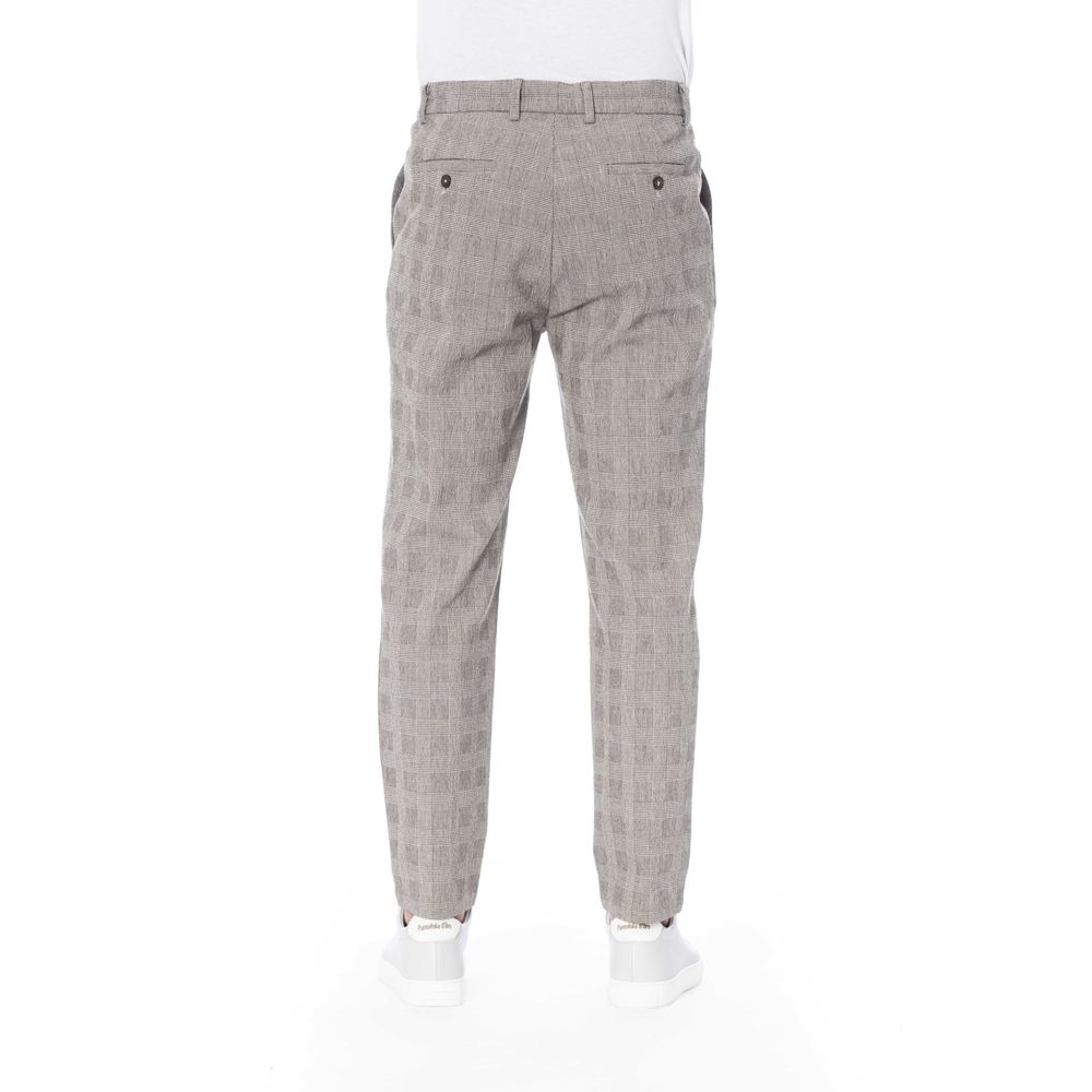 Distretto12 Beige Cotton Men Pant