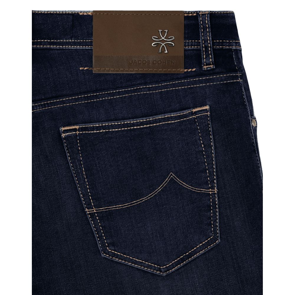 Jacob Cohen Blue Cotton Jeans &amp; Pant