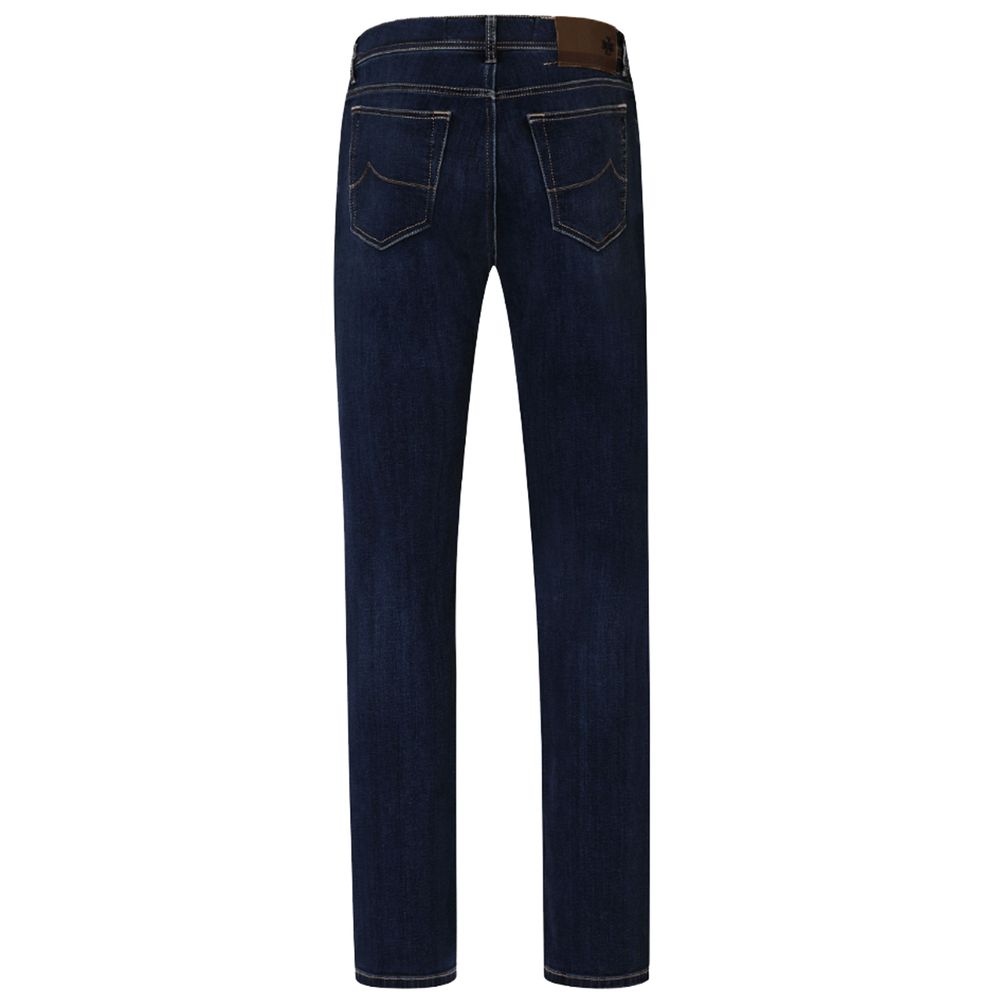 Jacob Cohen Blue Cotton Jeans &amp; Pant