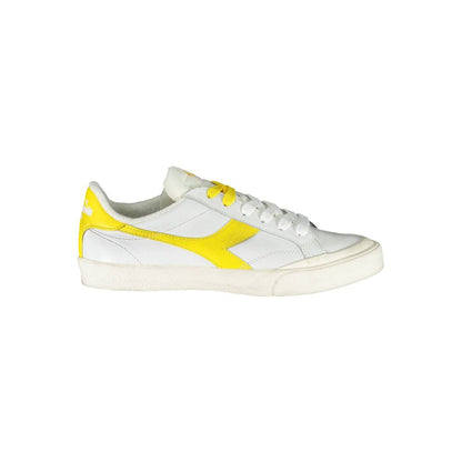 Diadora White Fabric Sneaker