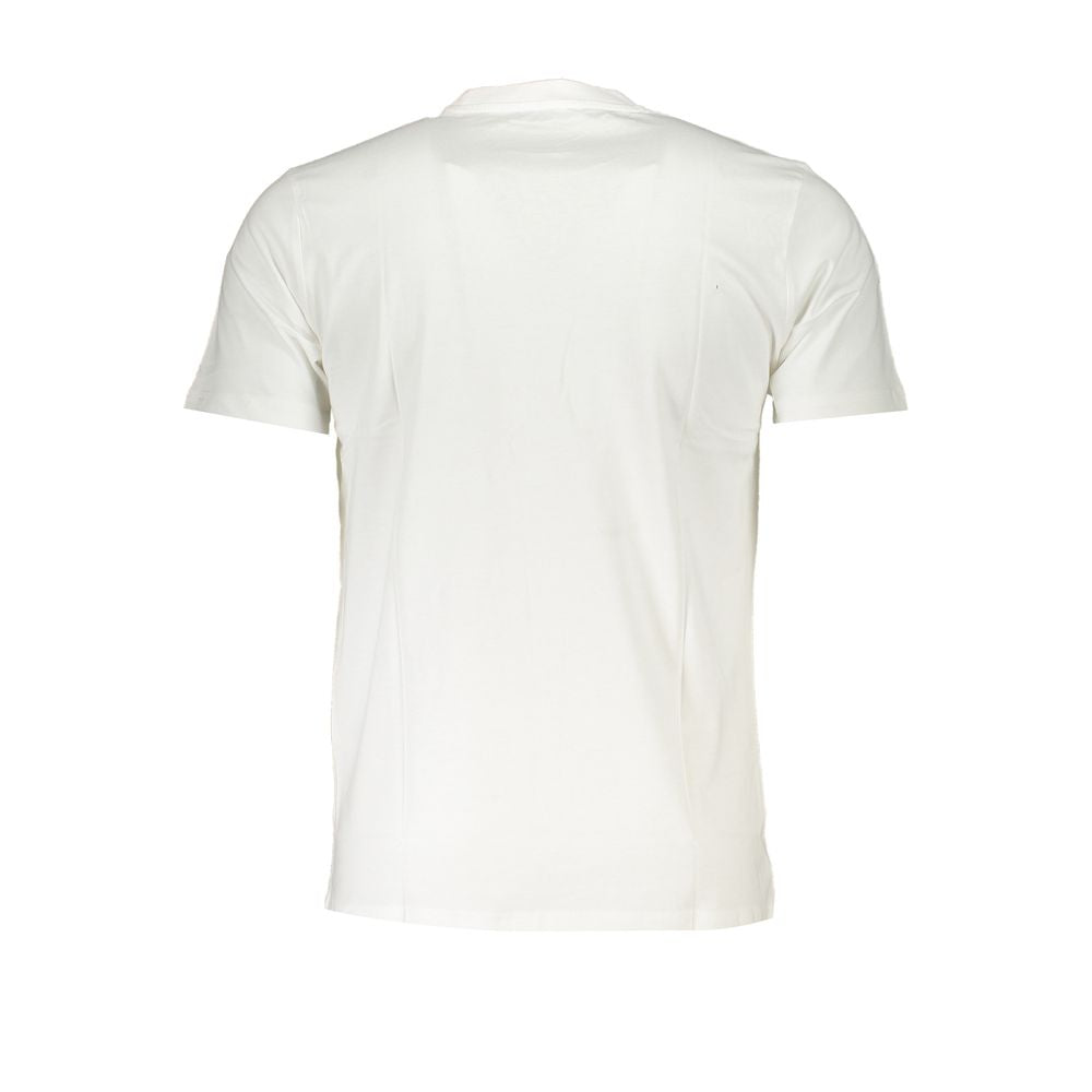 Cavalli Class White Cotton T-Shirt