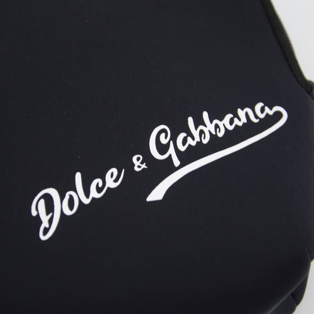 Dolce &amp; Gabbana Black Neoprene Clutch Bag