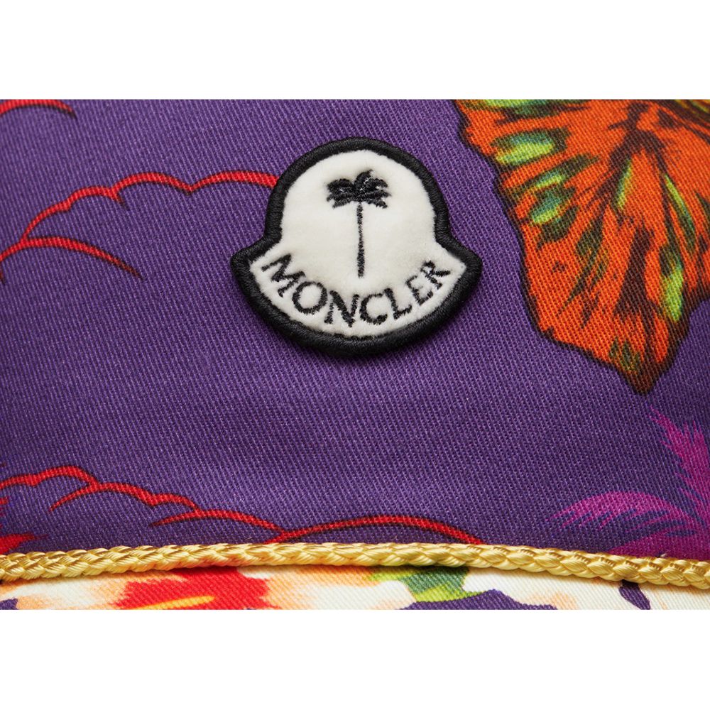 Moncler x Palm Angels Purple Cotton Hats &amp; Cap